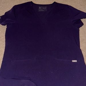 Figs Casma three pocket scrub top size large